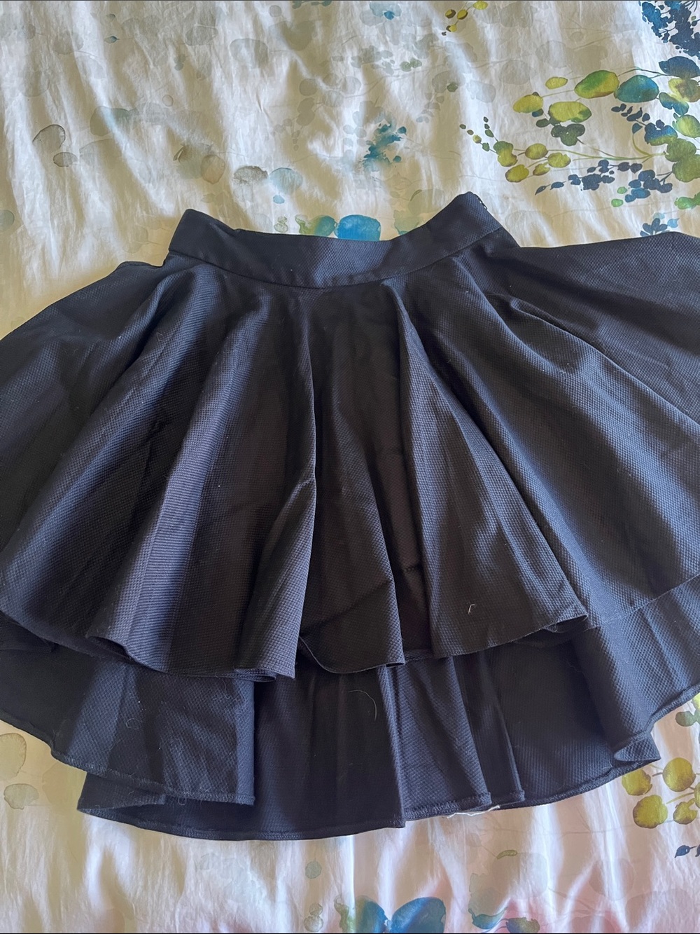 ASOS Black Layered Circle Skirt